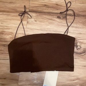 Meshki Brown Cami Top